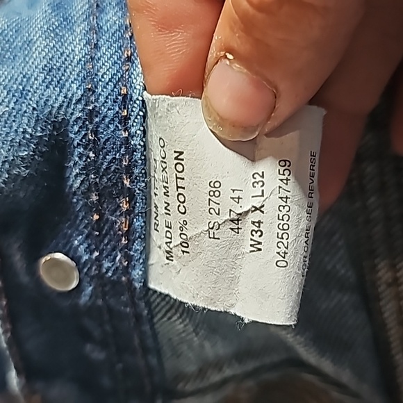 Mens Key Jeans 34x32 - Picture 3 of 3